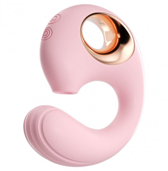 MizzZee - Dolphin Suction Vibrator (Chargeable - Pink)